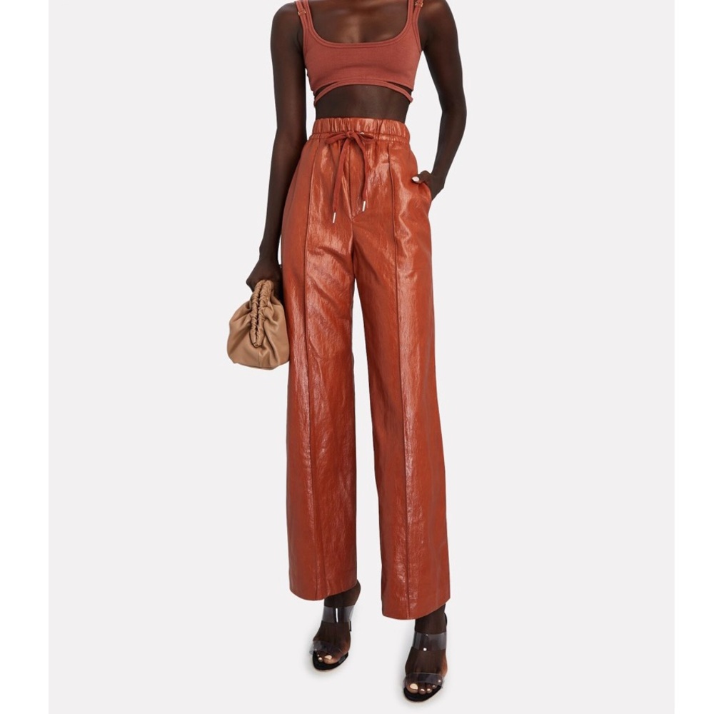 Intermix SEA Laurence Pleated Wide Leg Pants